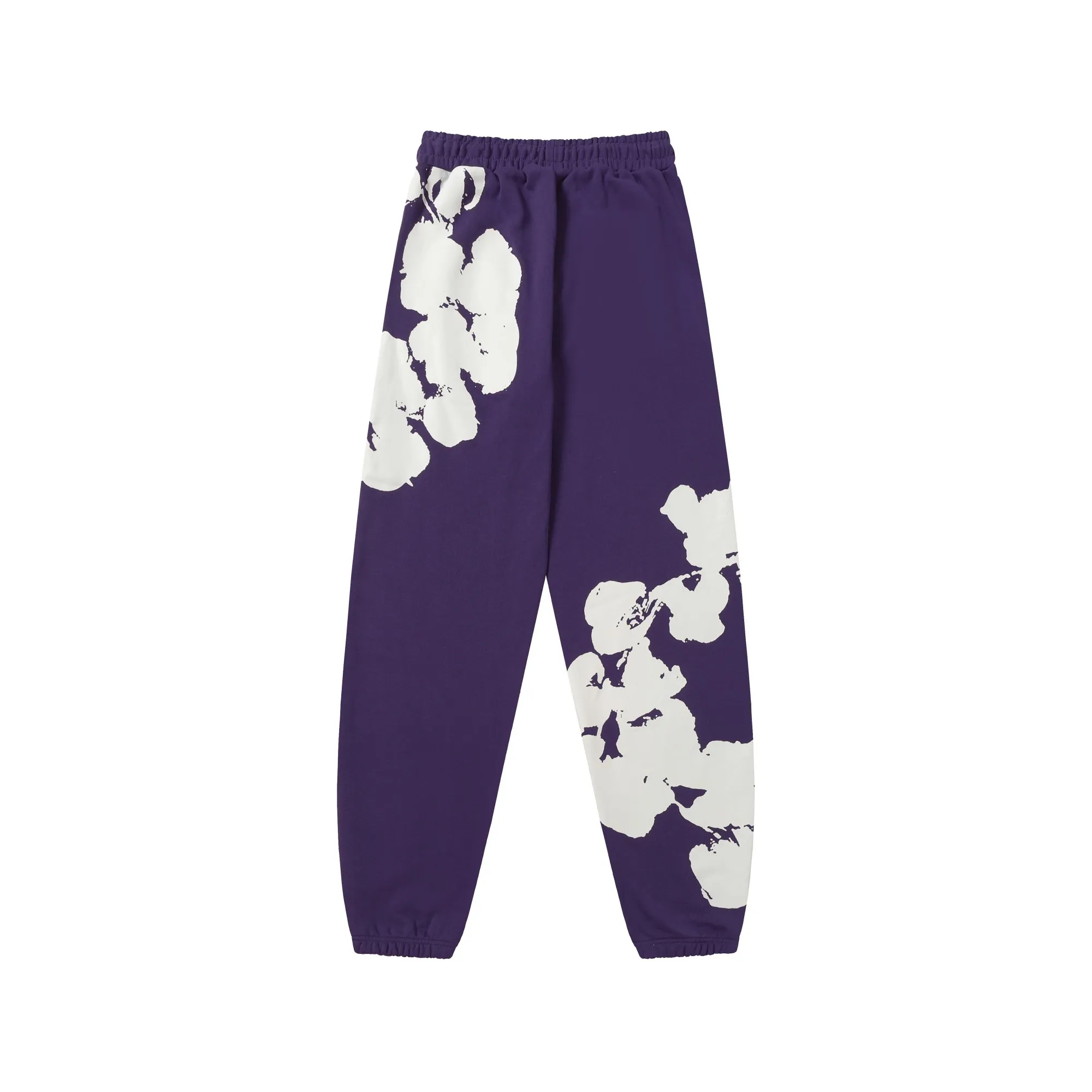 8002# DENIM TEARS Kapok European and American trendy brand high-quality printed hooded sweatshirt set. Terry fabric weighs 380 grams. Threads are customized and dyed in the same color. Color Black Gray Purple Size S-XL